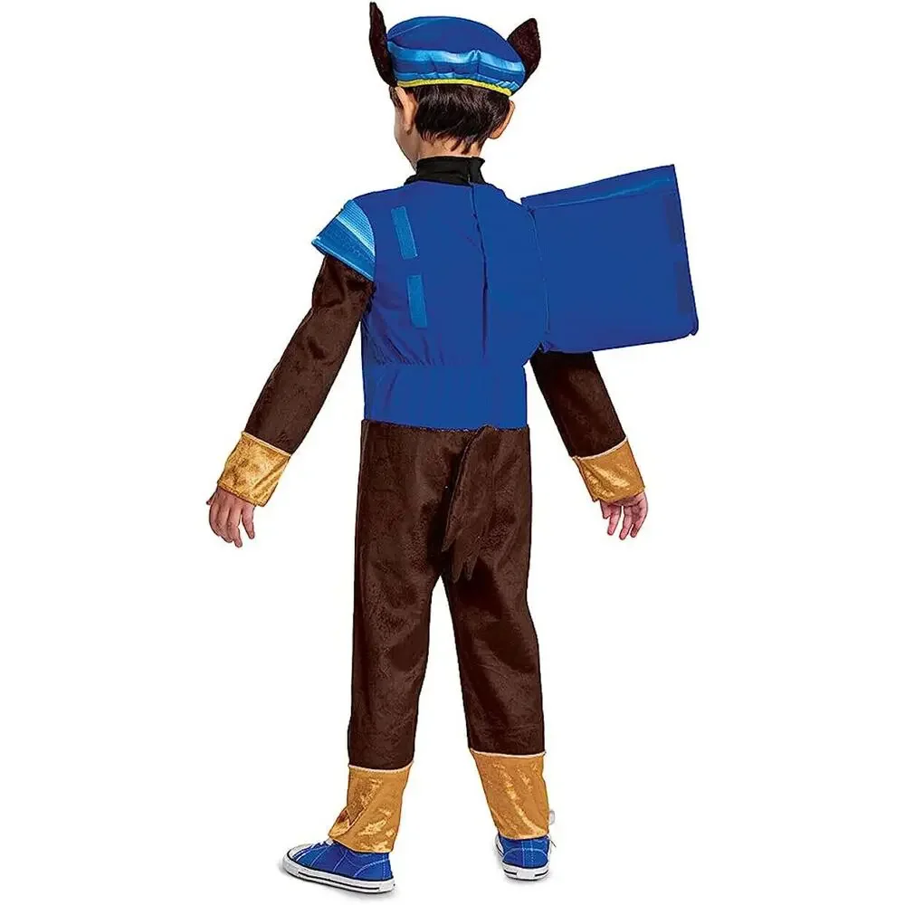Disguise Paw Patrol The Movie Chase Deluxe Light Up Costume‎ Boy's Size Small 2T